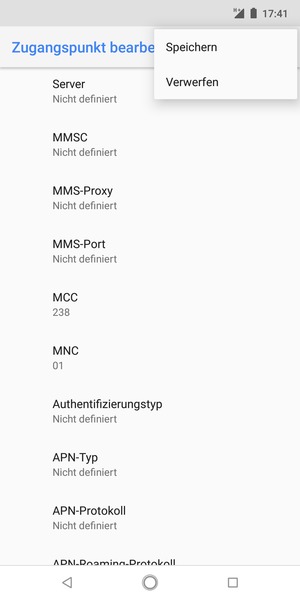 Wählen Sie Speichern
