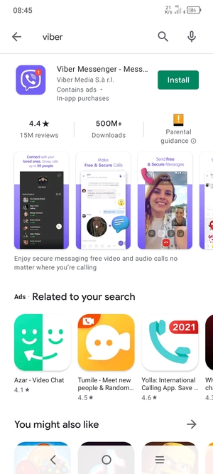 Select the app