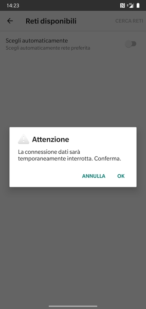 Seleziona OK