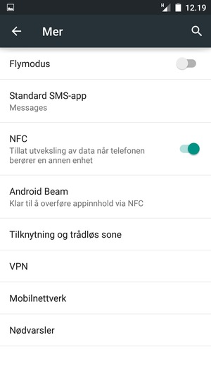 Velg Mobilnettverk