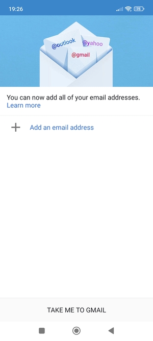 Select Add an email address