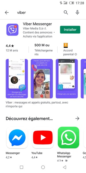 Sélectionnez l'appli