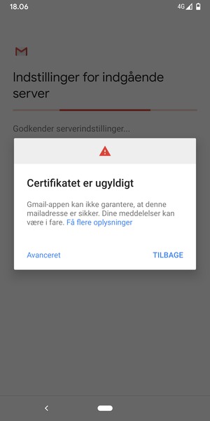 Vælg Avanceret