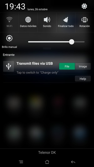 Deslice hacia abajo el menú superior de nuevo