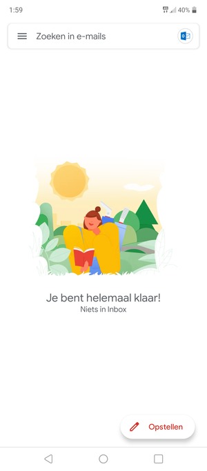 Uw account is klaar voor gebruik