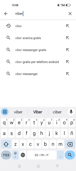 Inserisci il nome dell'app e seleziona Ricerca