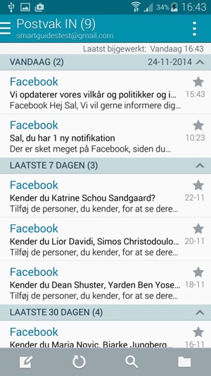 Uw Gmail/Hotmail is klaar voor gebruik