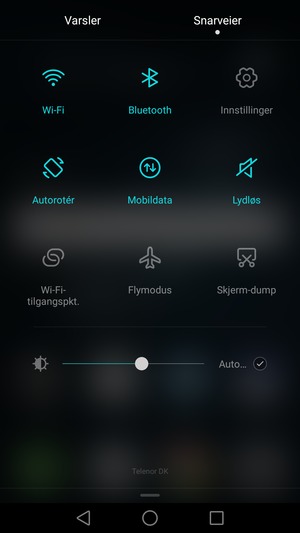Slå av Wi-Fi og Bluetooth
