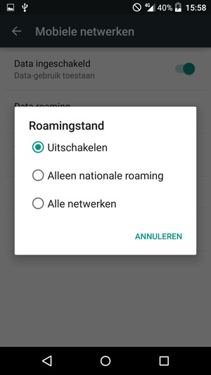 Selecteer uw voorkeursoptie