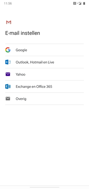 Selecteer Outlook, Hotmail en Live