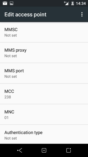 Select the Menu button