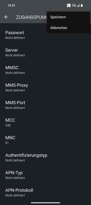 Wählen Sie Speichern