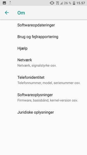 Vælg Softwareopdateringer