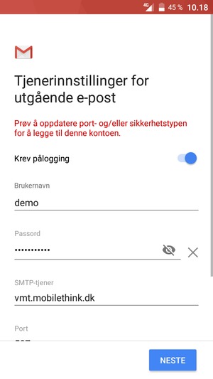 Slå av Krev pålogging