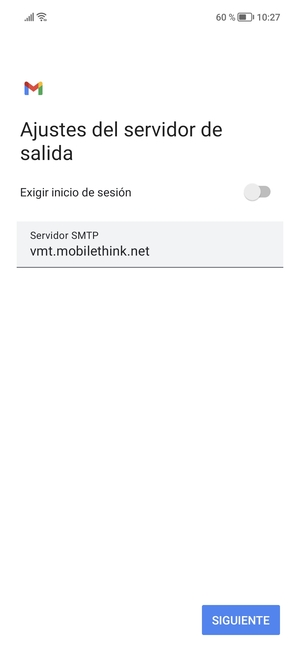 Desactive Exigir inicio de sesión y seleccione SIGUIENTE