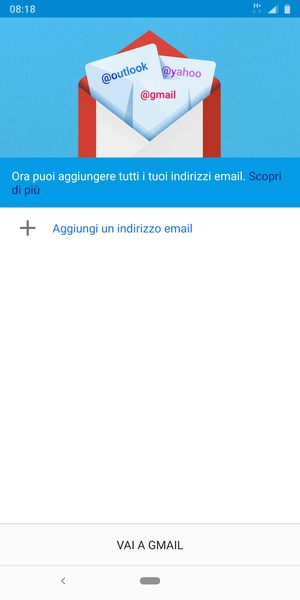 Seleziona Aggiungi un indirizzo email