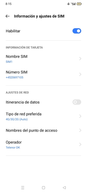Seleccione Nombres del punto de acceso