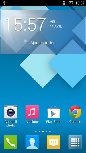 Sélectionnez Applis