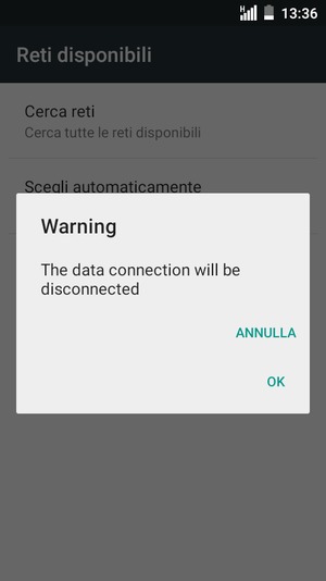 Seleziona OK