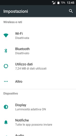 Seleziona Altro