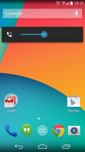 Continue to press to take the volume down to the required level