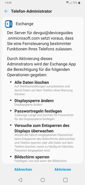 Wählen Sie Aktivieren