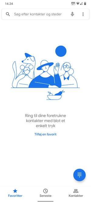 Vælg Menu-knappen