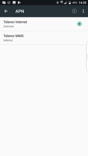 Sélectionnez le bouton du Menu