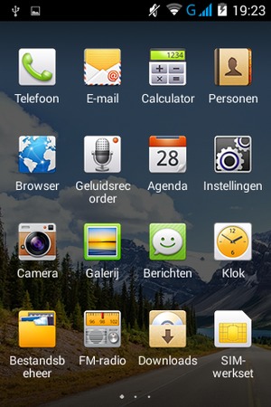 Selecteer E-mail