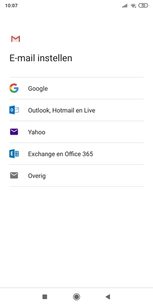 Selecteer Google