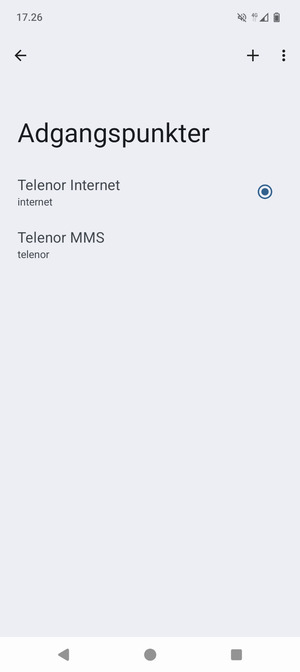 Vælg Menu-knappen