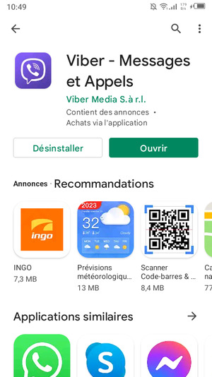 Sélectionnez Ouvrir