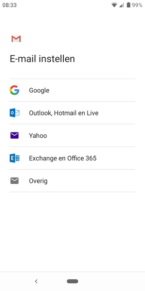 Selecteer Google