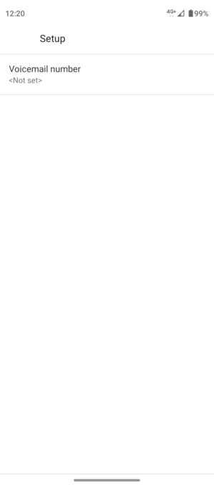 Select Voicemail number