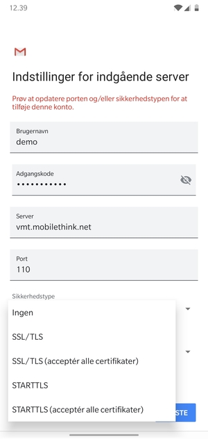 Vælg Ingen