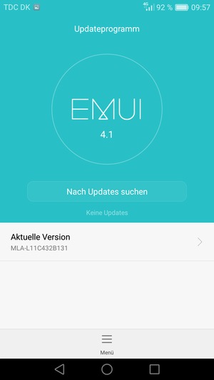 Wählen Sie Nach Updates suchen