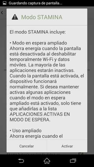 Seleccione Activar