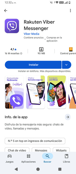 Seleccione Instalar