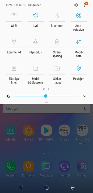 Slå av Posisjon