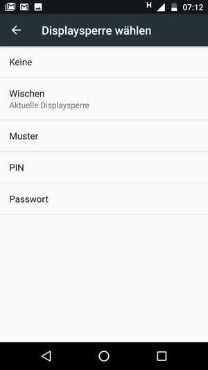 Wählen Sie Muster