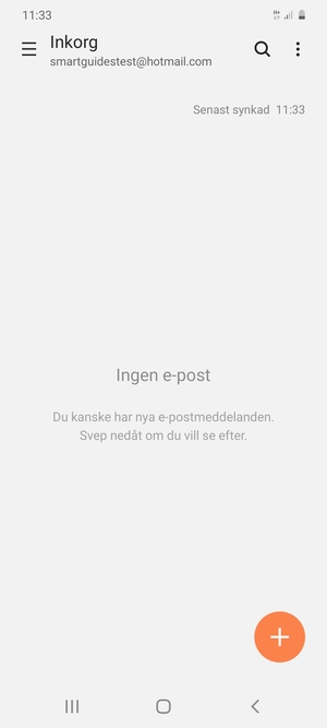 Ditt konto är redo att användas