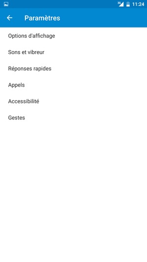 Si vous voyez cet écran, sélectionnez Appels