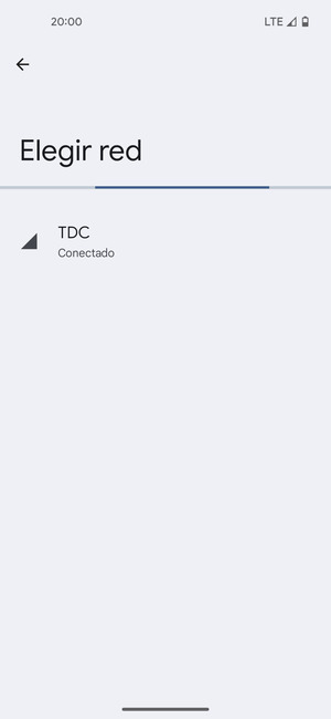 Espere a que la búsqueda termine
