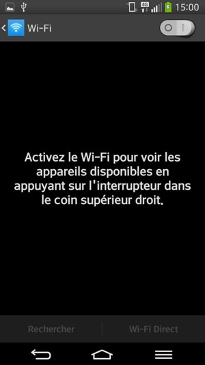 Activer le Wi-Fi