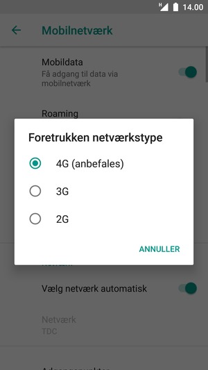 Vælg din foretrukne mulighed