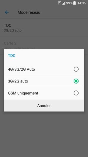 Sélectionnez votre option préférée