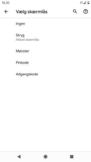 Vælg Mønster