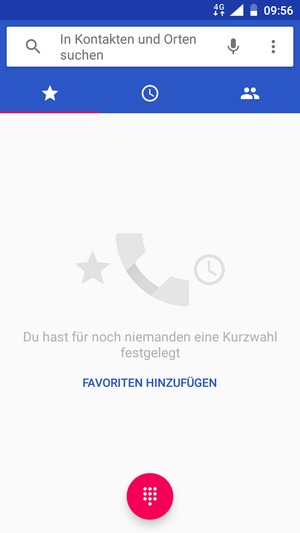 Wählen Sie Tastenfeld