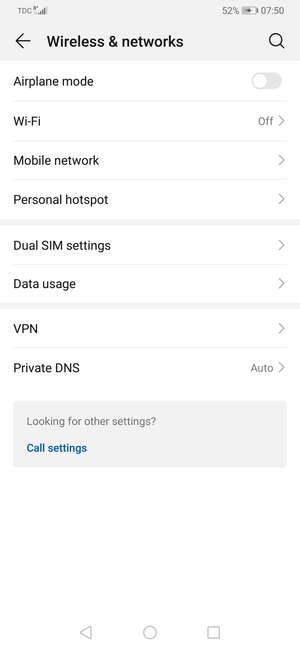 Select Wi-Fi