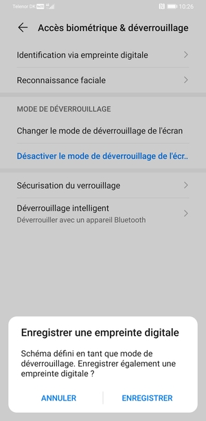 Sélectionnez ANNULER